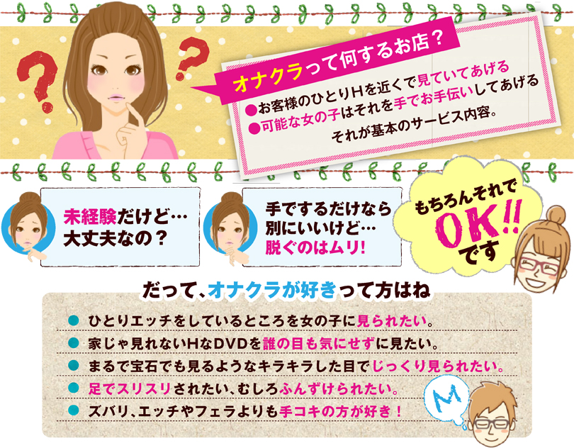 オナクラって何するお店？